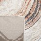 Safavieh Cyrus Shag CYR136A 8" x 10" Beige and Rust Area Rug, , large