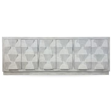 Simeon Collection Cortina 90" TV Console in Whitewash, , large