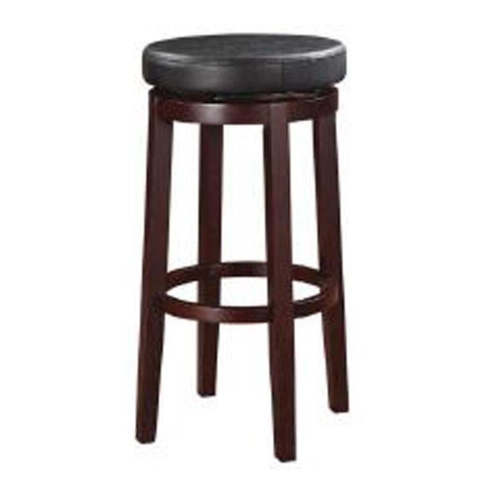 Linden Boulevard Maya Black 24" Counter Stool in Brown, , large