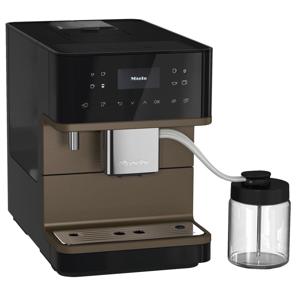 Miele MilkPerfection Countertop Coffee Machine in Obsidian Black and Bronze Pearl, , large