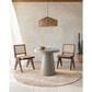 Surya Masterpiece MPC-2320 Beige, Tan and Medium Brown 5"3" Round Area Rug, , large