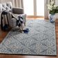 Safavieh Micro-Loop MLP515M 5" x 8" Blue and Ivory Area Rug, , large