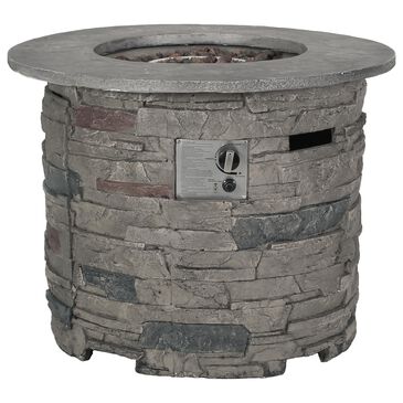 Noble House Seastar Fire Pit in Natural Stone and Grey, , large