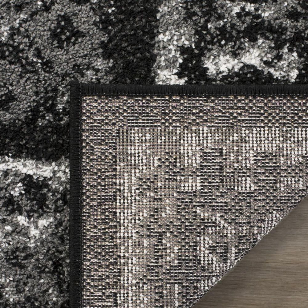 Safavieh Adirondack ADR110A-4 4&#39; x 6&#39; Black/Silver Area Rug, , large