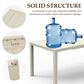 Hearth and Haven Outdoor Rectangular Dining Table with Hidden Extension Leaves in White - Table Only, , large