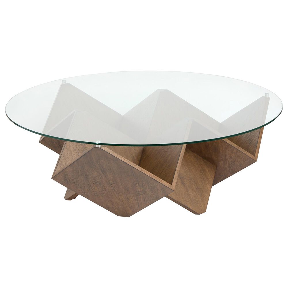 Nicolette Home Vector Cocktail Table in Russet, , large