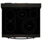Whirlpool 5.3 Cu. Ft. Freestanding Smart Electric Range with Air Cooking Technology in Black Stainless Steel, , large