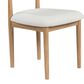 Ashley Sawdyn Dining Chair Set of 2 in White and Light Brown, , large