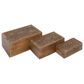 Maple and Jade Rustic Box in Natural Oak (Set of 3), , large