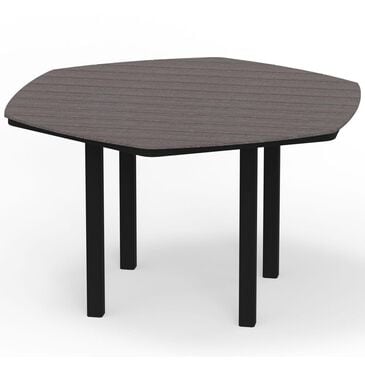 Telescope Casual Bazza Hex 62" Hexagon Balcony Table in Black, , large