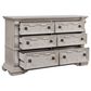 Millenium Bruchandi 4-Piece King Panel Bedroom Set in Antique White, , large