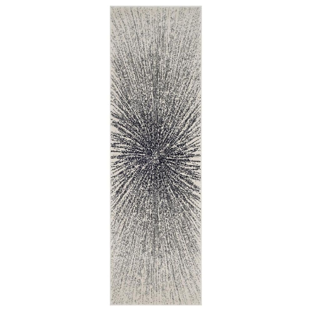 Safavieh Evoke EVK228K-27 2"2" x 7" Black/Ivory Runner, , large