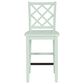 Linon Home Decor Mayfair Counter Stool in Mint Green, , large