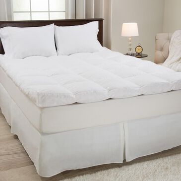 Timberlake Lavish Home Down & Duck Feather Topper in White, , large