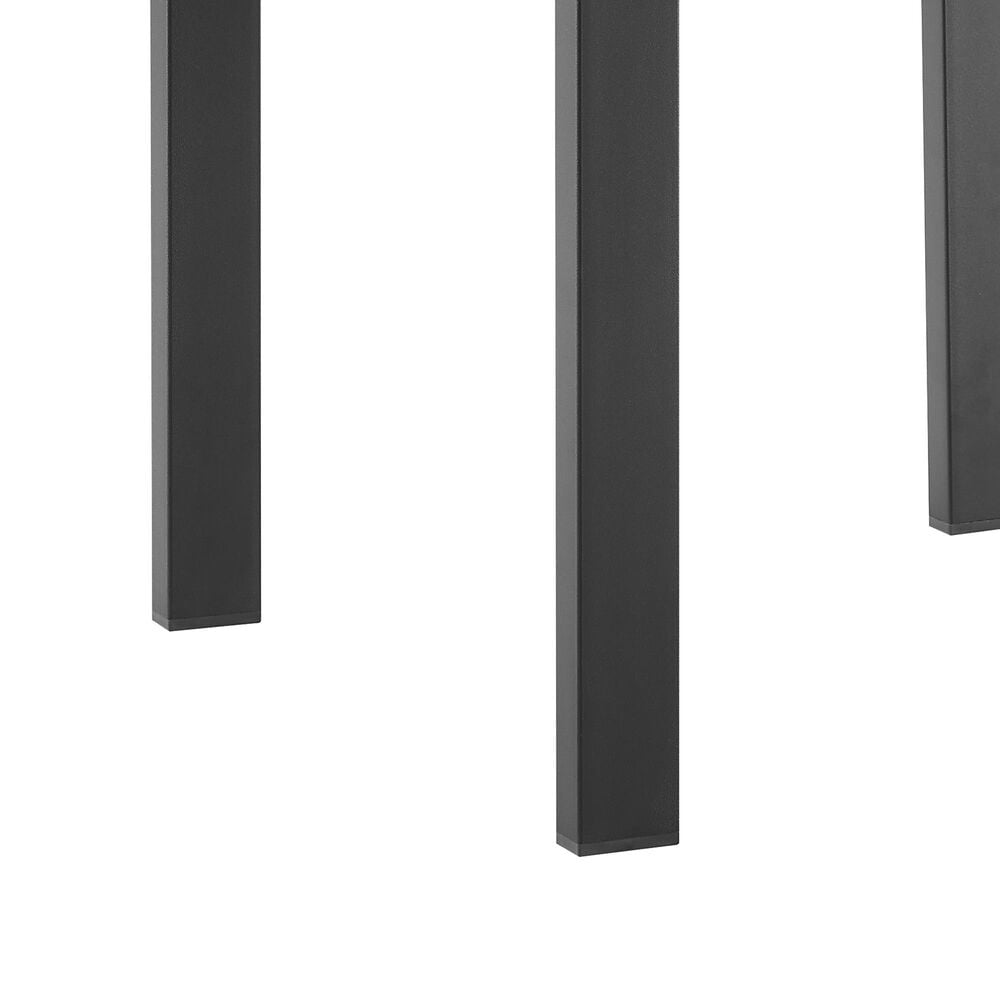 Linon Home Decor Karah Patio Side Table in Black, , large