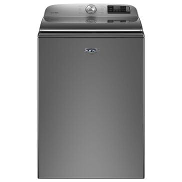 Maytag 5.2 Cu. Ft. Top Load Washer with Agitator in Metallic Slate, , large