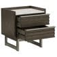 Ashley Arkenton 2-Drawer Nightstand in Grayish Brown and White, , large