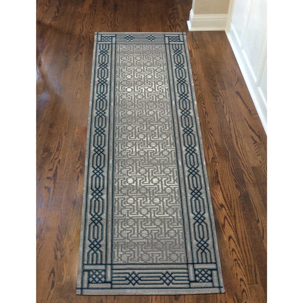 Radici USA Davide Southwestern 2&#39;2&quot; x 7&#39;7&quot; Blue Area Rug, , large