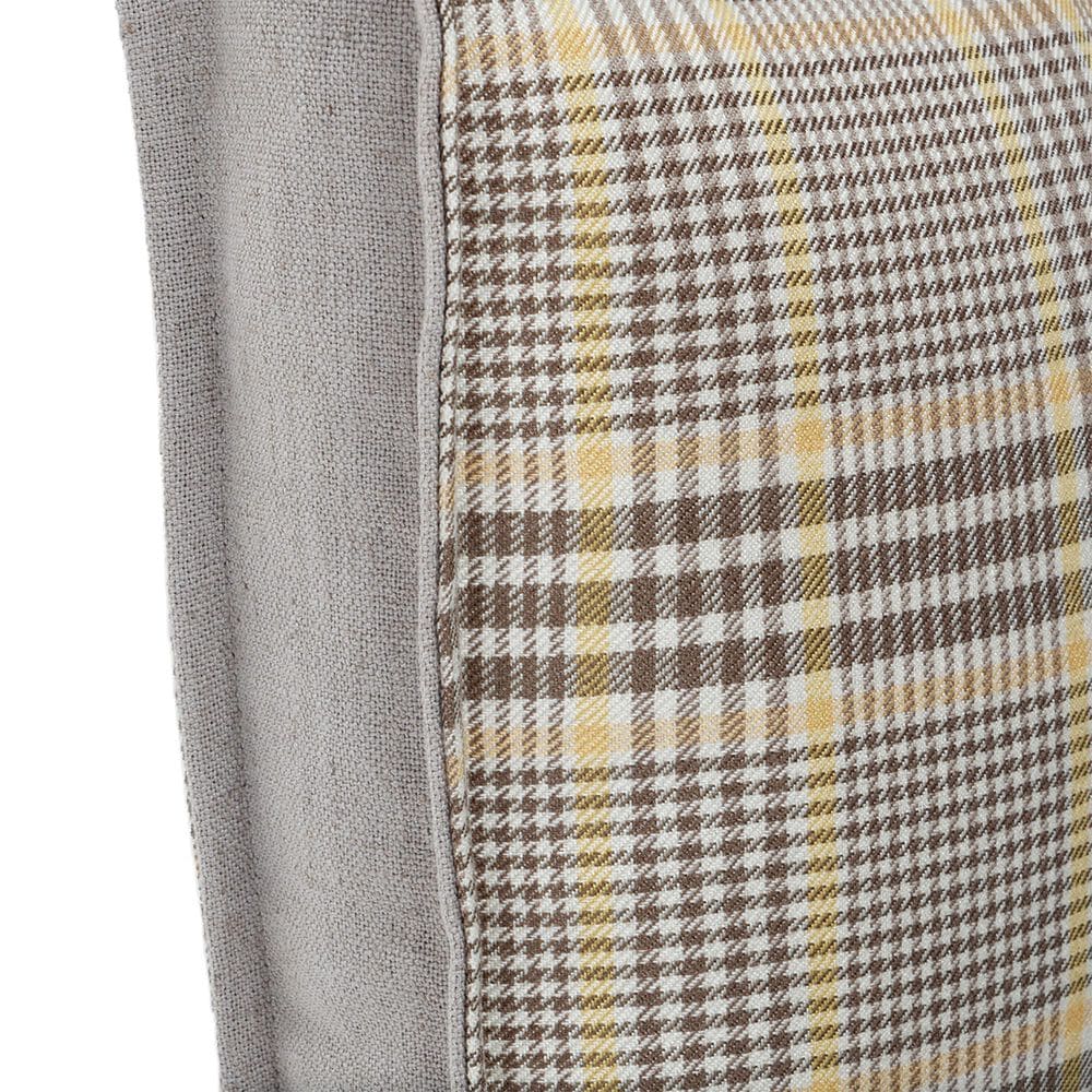 Vista Haus Newport Leeds 17&quot; x 17&quot; Square Throw Pillow in Dove, , large