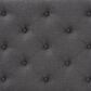 Baxton Studio Viviana Full Upholstered Headboard in Grey, , large