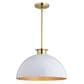 Vaxcel International Co. Ltd. Devon 16-in. Pendant in White, , large