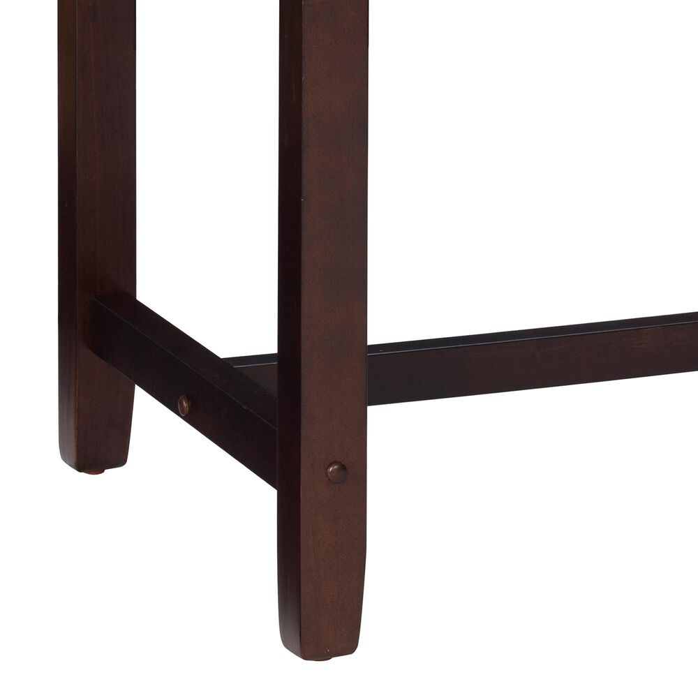 Linon Home Decor Claridge Counter Height Pub Table in Walnut Brown - Table Only, , large