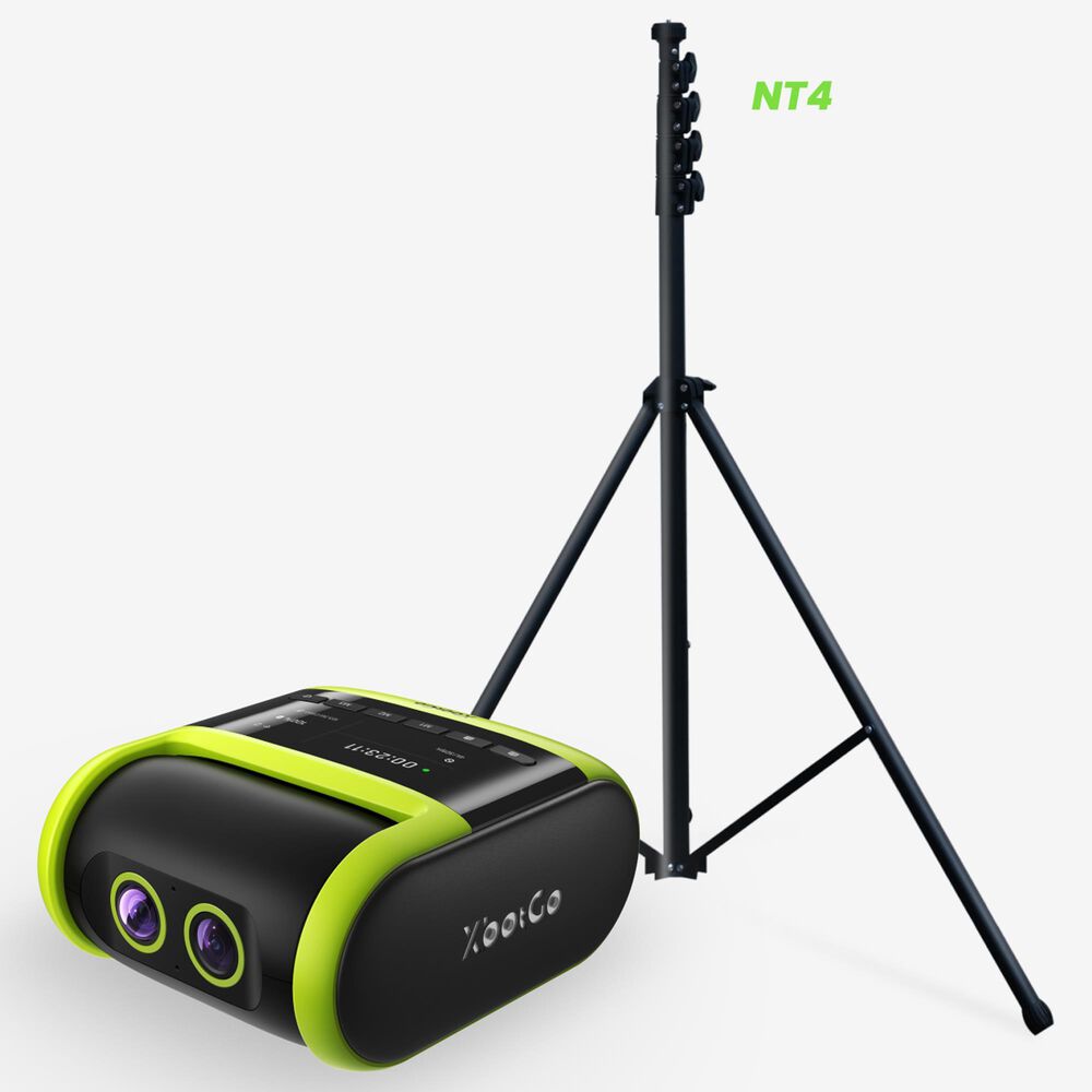 XbotGo Falcon 4K AI Action Camera in Black and Edge Green, , large
