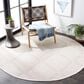 Safavieh Bermuda 5" Round Cream and Beige Indoor/Outdoor Area Performance Rug, , large