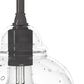 Hunter Dunshire 6.75" 1-Light Mini Pendant with Seeded Shade in Noble Bronze, , large