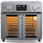 HOMLUX 26 Qt Large Air Fryer Toaster Oven in Silver, , large