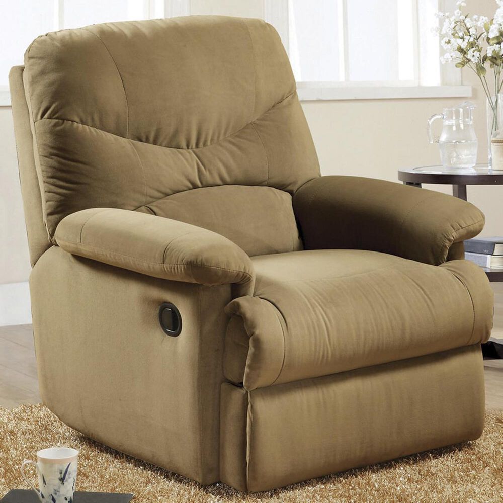 Gunnison Co. Arcadia Motion Glider Recliner in Light Brown, , large