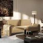Jennifer Taylor Home Mason Stationary Sofa in Camel Brown Beige Velvet, , large