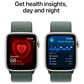 Apple Watch SE GPS 44mm Starlight Aluminum Case with Lake Green Sport Loop, , large