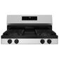 GE Appliances 30" Freestanding Gas Range with Self-Clean and 4 Burners in Stainless Steel and Black, , large