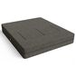 Jaxx Zipline 3-Piece Stationary Convertible Sleeper Loveseat in Charcoal Velvet, , large