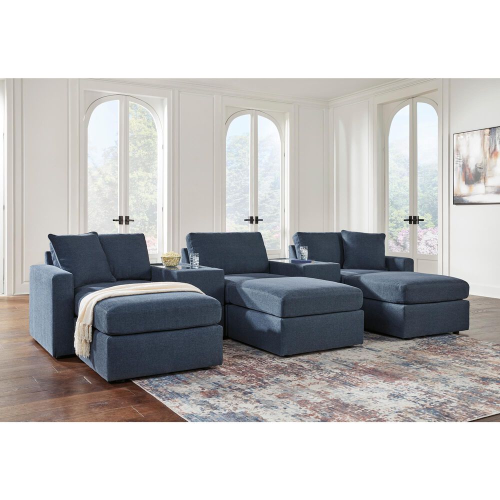 Ashley Modmax Oversized Accent Ottoman in Ink, , large