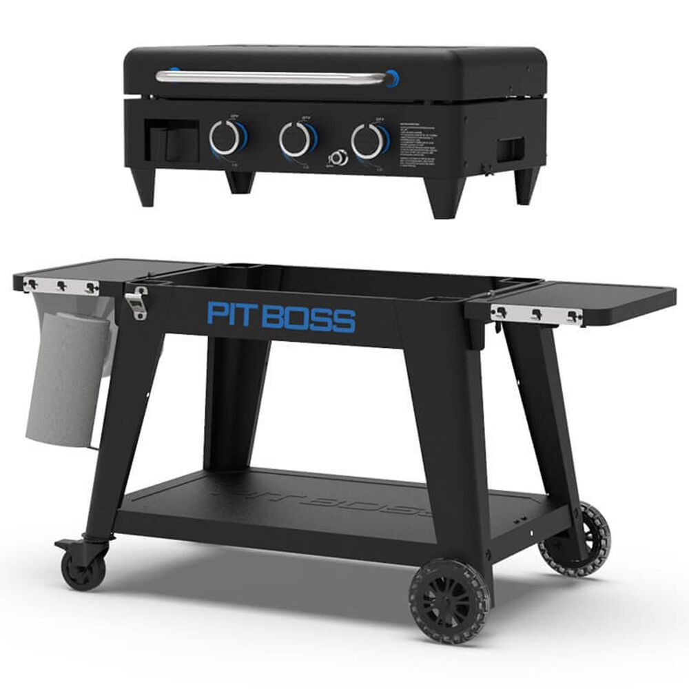 Pit Boss 3-Burner Ultimate Lift-Off Griddle in Black, , large