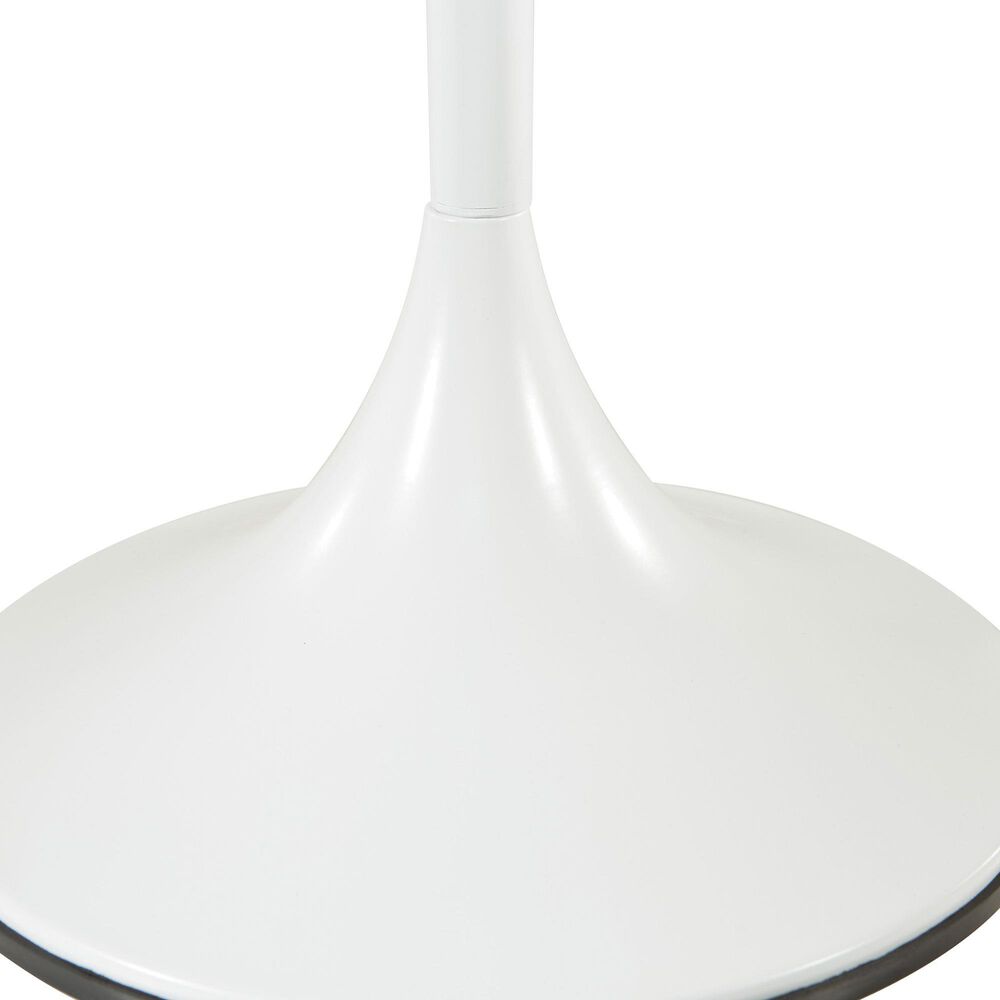OSP Home Flower Side Table in White, , large