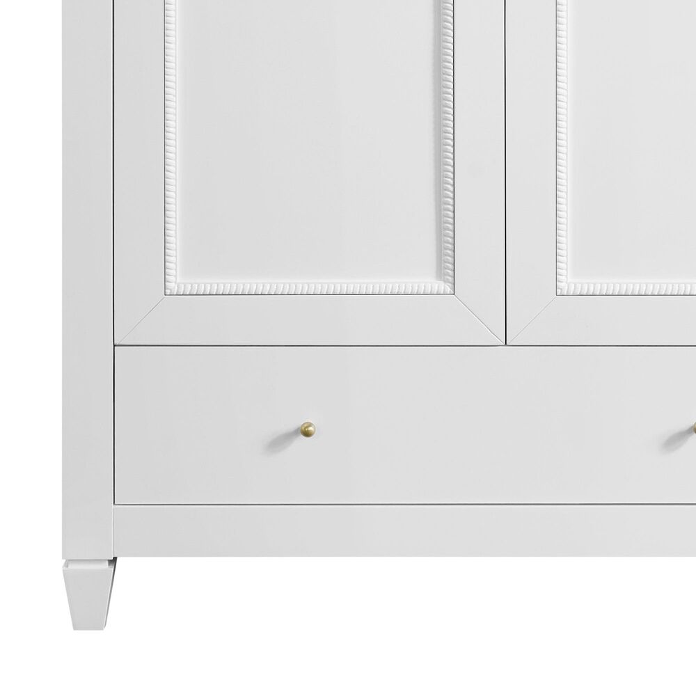 37B Claudine 36" Single Bathroom Vanity in Bright White with Glossy White Composite Stone Top and Backsplash, , large