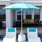 Floating Luxuries Kai Luxury 7.5" Octagonal Fiberglass Market Pool Umbrella in Aruba, , large
