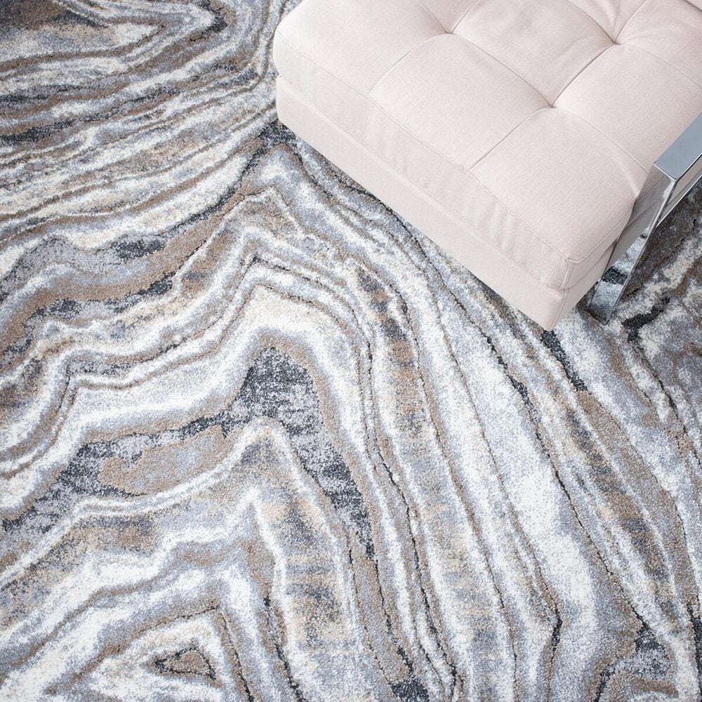 Safavieh Cyrus Shag 9&#39; x 12&#39; Beige and Grey Area Rug, , large