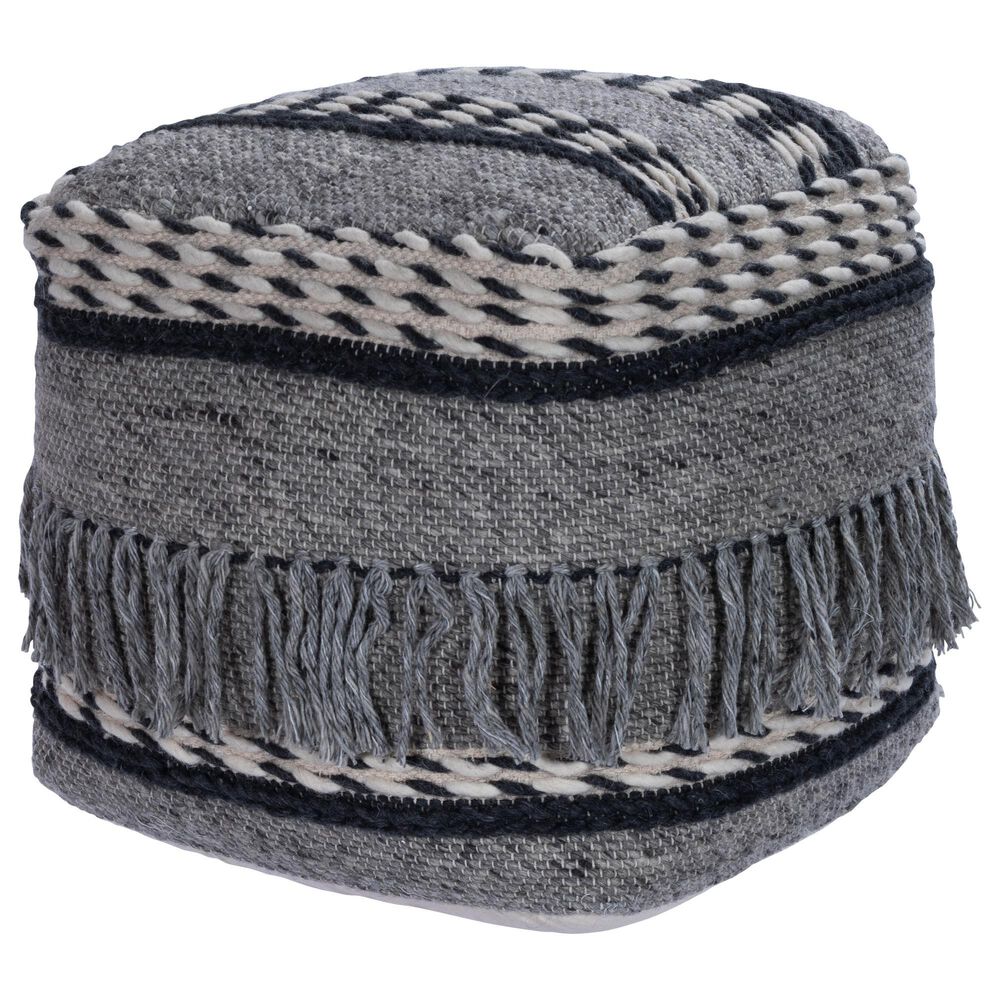 Butler Brynn Pouffe in Gray, , large