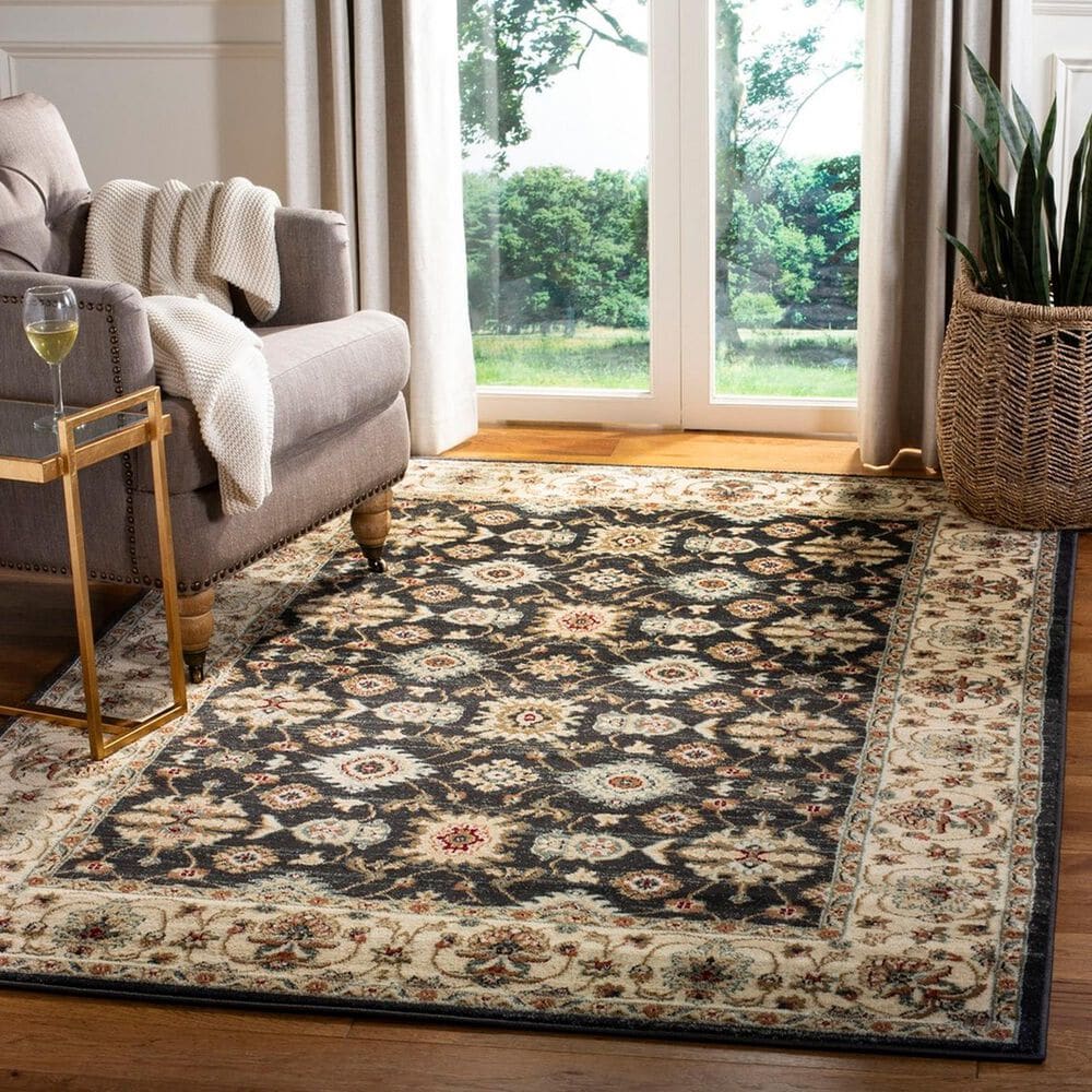 Safavieh Lyndhurst 3&#39;3&quot; x 5&#39;3&quot; Navy and Creme Area Rug, , large