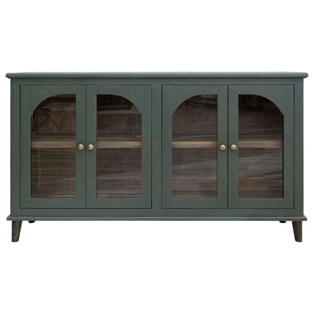 Fallridge Genova 4-Door Console in Green Teal, , large