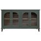 Fallridge Genova 4-Door Console in Green Teal, , large
