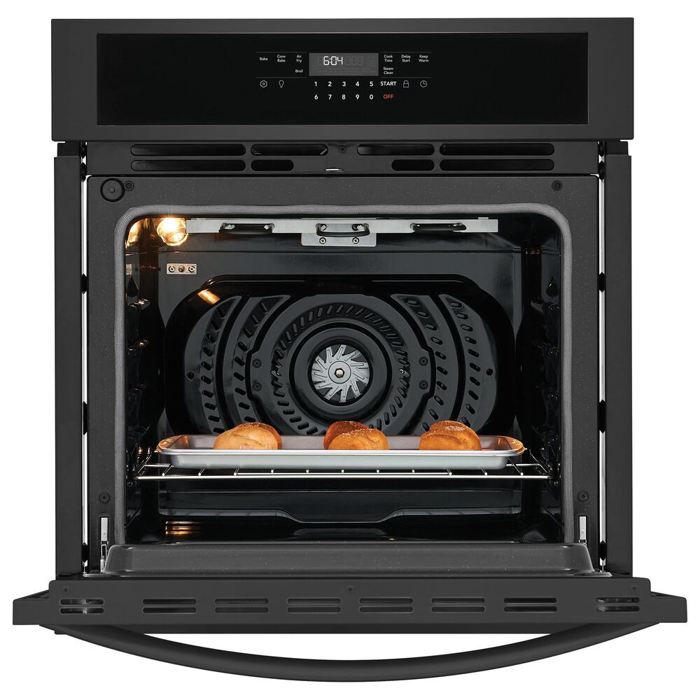 Frigidaire 27" Single Wall Oven with Air Fry in Black, , large