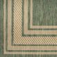 Nourison Horizon HOZ03 Green 4" x 6" Indoor/Outdoor Area Rug, , large