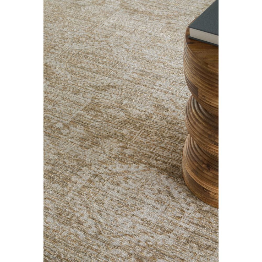Feizy Augustine Beige and Ivory 2'6" x 7'3" Area Rug, , large