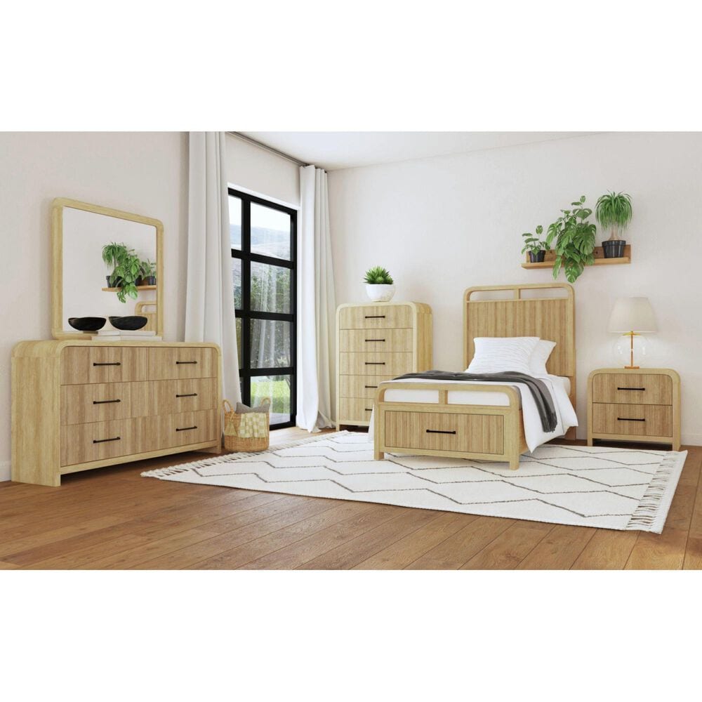 Mayberry Hill Ridgemont Dresser Mirror in Natural, , large