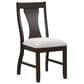 New Heritage Design Chestnut Ridge 5-Piece Round Dining Set in Dark Brown, , large